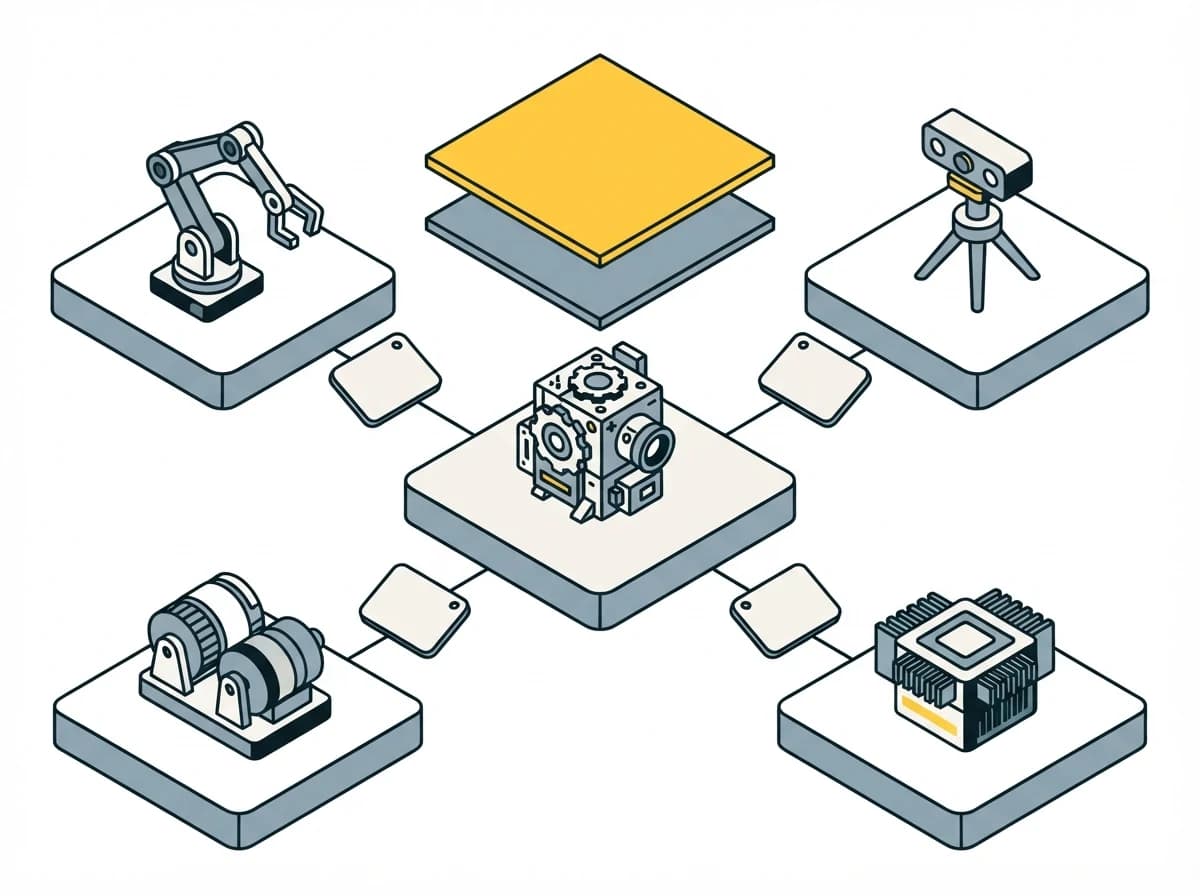 One item linked out to four systems that each call it something different, with a correction laid over the supplied record rather than erasing it.